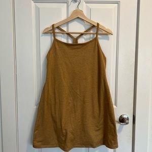 Activewear dress with built in shorts.